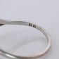 Mikimoto Pearl Ring. Sterling Silver Mikimoto Sapphire Twin Pearl Bypass band.