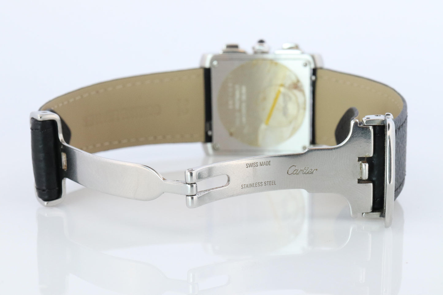 Vintage Cartier Tank Francaise Chronoflex Watch. 2531 Yearling XXL