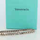 Tiffany & Co. Bracelet. Venetian Square Link Love Sterling Silver Chain Bracelet