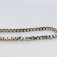 Tiffany & Co. Bracelet. Venetian Square Link Love Sterling Silver Chain Bracelet