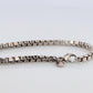 Tiffany & Co. Bracelet. Venetian Square Link Love Sterling Silver Chain Bracelet