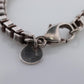 Tiffany & Co. Bracelet. Venetian Square Link Love Sterling Silver Chain Bracelet