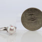 TASAKI Ring. Genuine Platinum Pearl Solitaire. PT900 Akoya pearl Ring. Claw