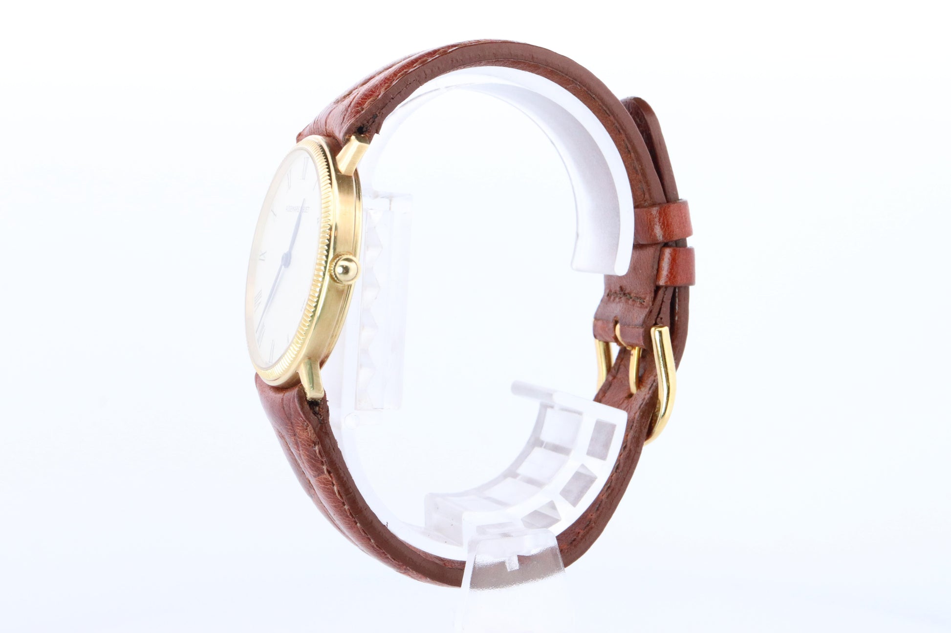 Audemars Piguet Thin Watch. AP 18k Yellow Gold 31mm Classic Coin Edge Bezel