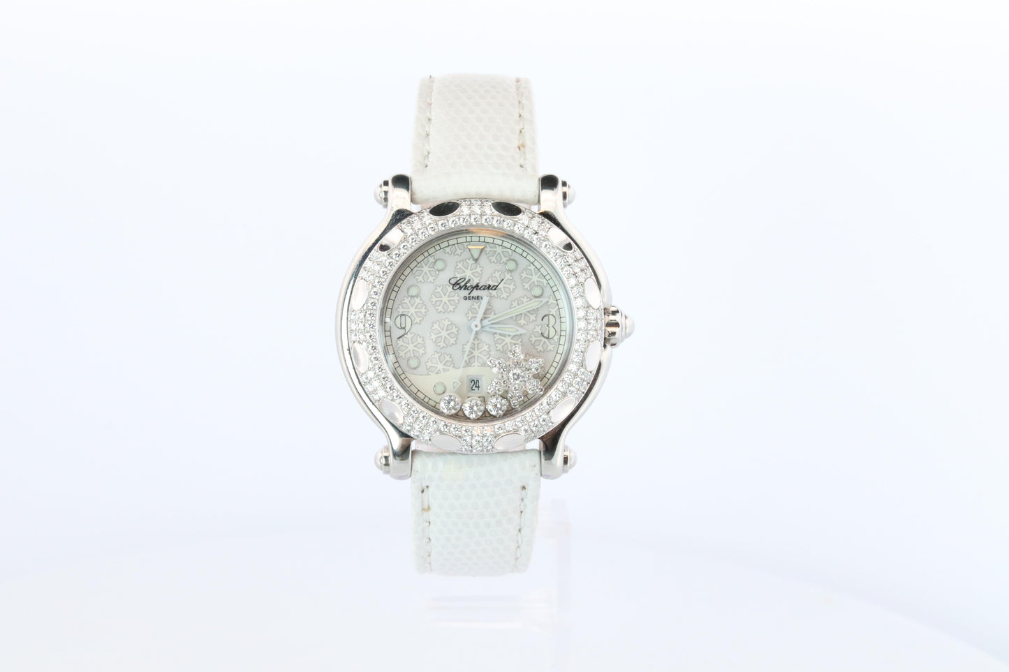 Chopard Happy Sport Snowflake Diamond Watch. Chopard LUC 27/8943 Ladies