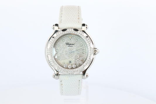 Chopard Happy Sport Snowflake Diamond Watch. Chopard LUC 27/8943 Ladies