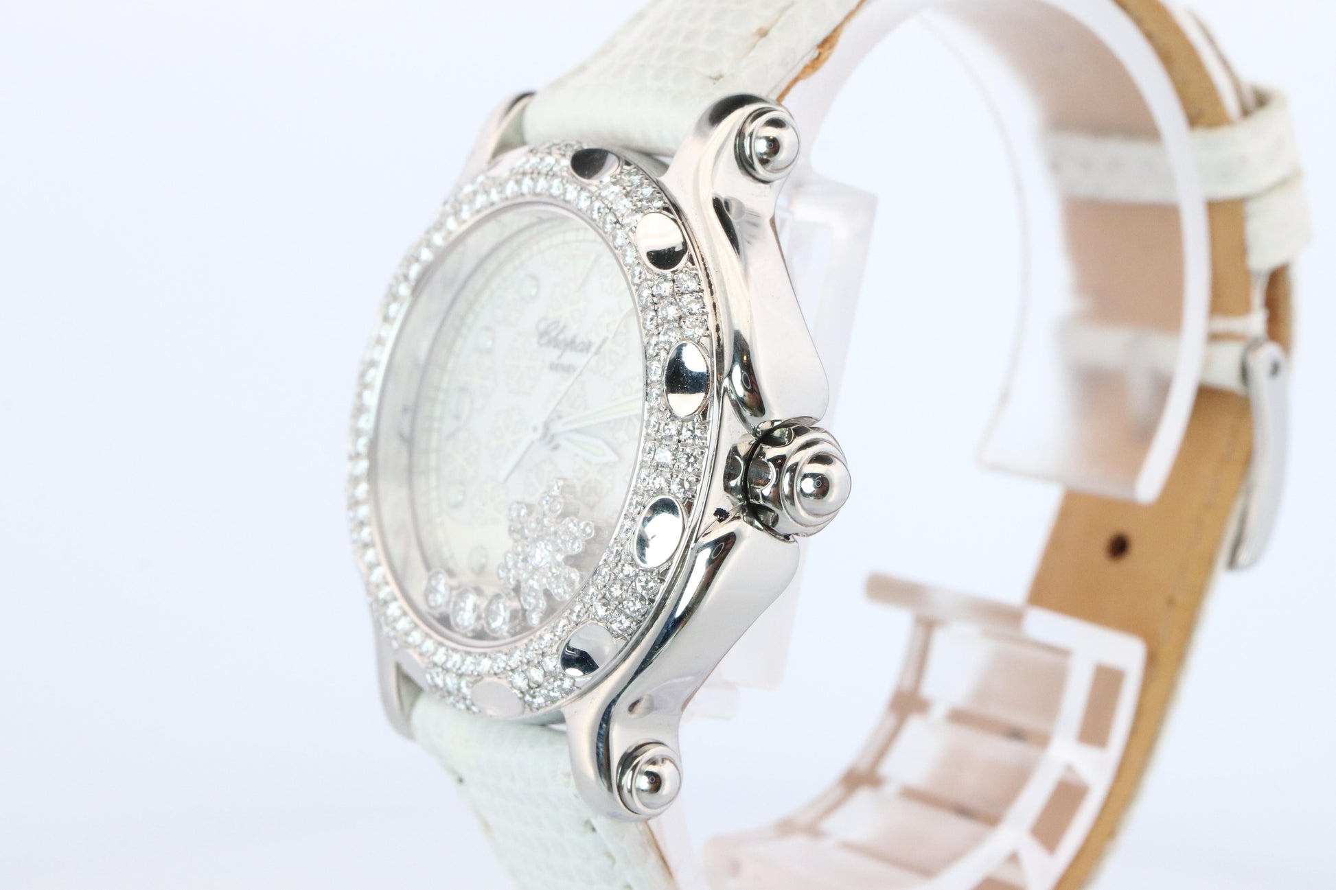 Chopard Happy Sport Snowflake Diamond Watch. Chopard LUC 27/8943 Ladies