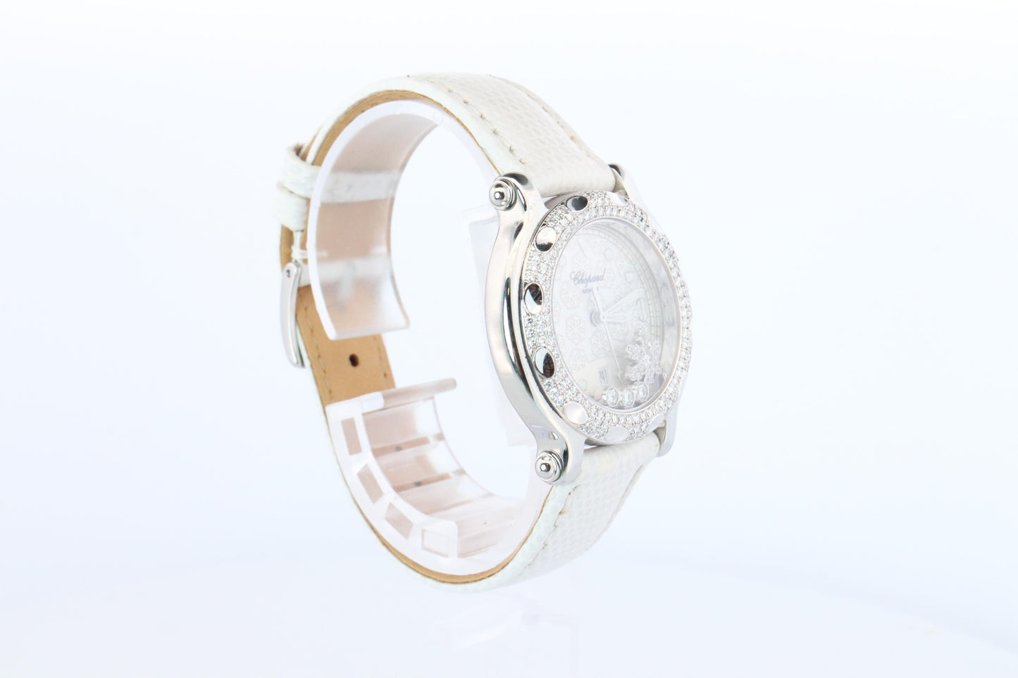 Chopard Happy Sport Snowflake Diamond Watch. Chopard LUC 27/8943 Ladies