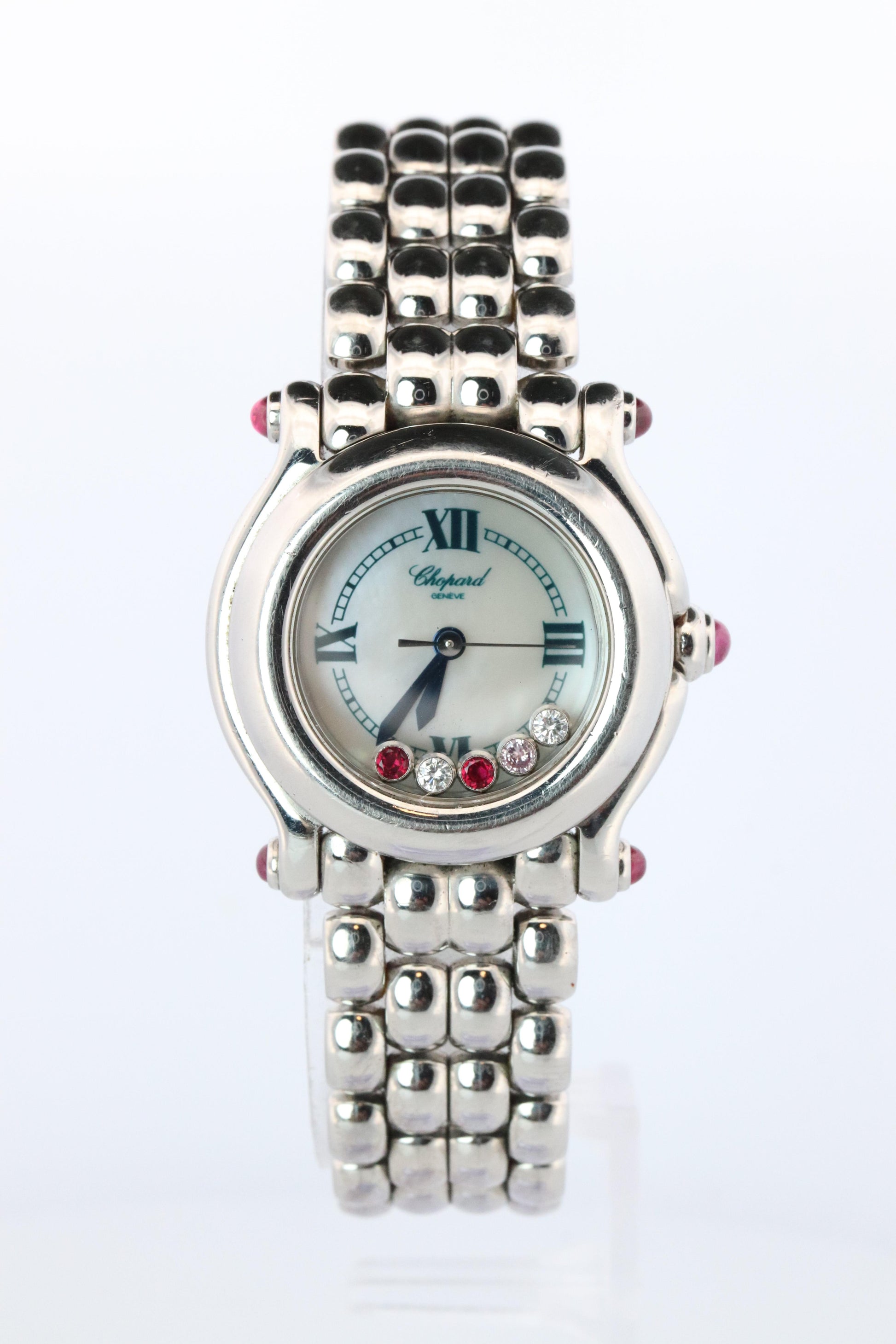 Chopard Happy Sport Ruby Diamond Watch. Chopard LUC 27/8250-21 Ladies