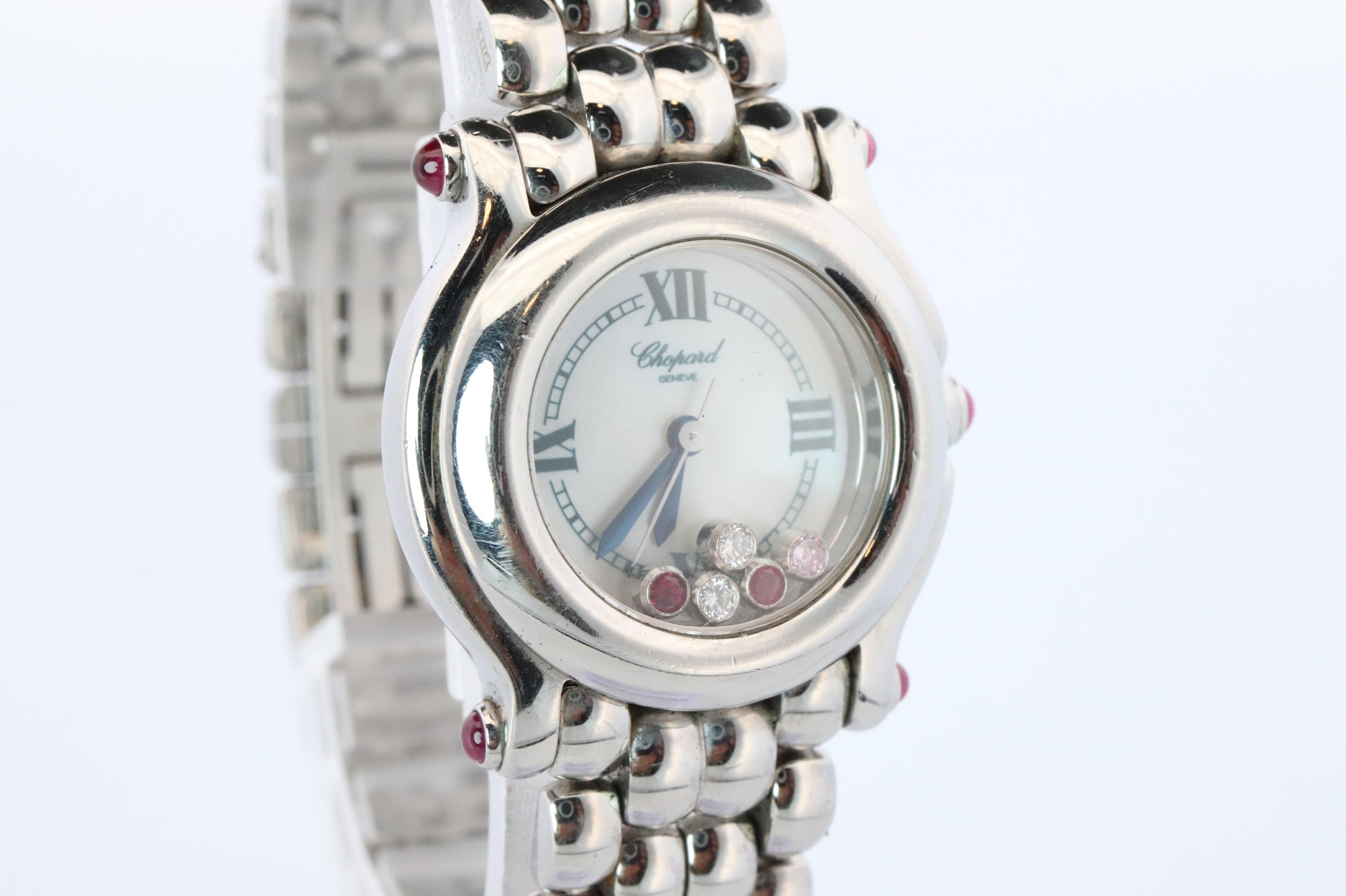 Chopard Happy Sport Ruby Diamond Watch. Chopard LUC 27/8250-21 Ladies