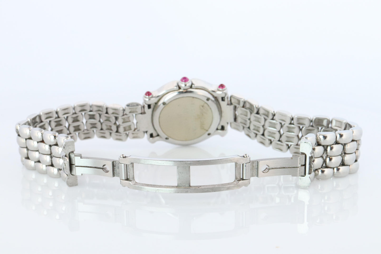 Chopard Happy Sport Ruby Diamond Watch. Chopard LUC 27/8250-21 Ladies