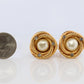 Chanel Earrings. Genuine CHANEL Mabe Pearl Crystal Coil Knot Clip on earrings.