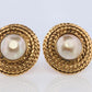 Chanel Earrings. Genuine  CHANEL Mabe Pearl Coil Weave Clip on earrings.