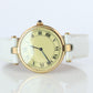 Cartier Watch. Must de Cartier Champagne Dial Vendome Round Argent 590003 30mm.