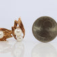 Mikimoto Earrings. Vintage 14k Gold Mikimoto Pearl cluster Clip Ons. Unpierced