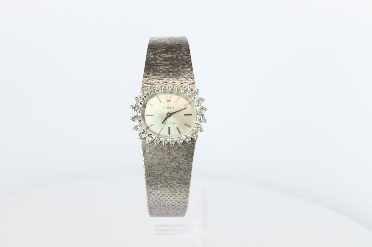 Genuine Diamond Rolex Watch. Ladies Rolex 2652 Vintage Genuine Manual Watch.