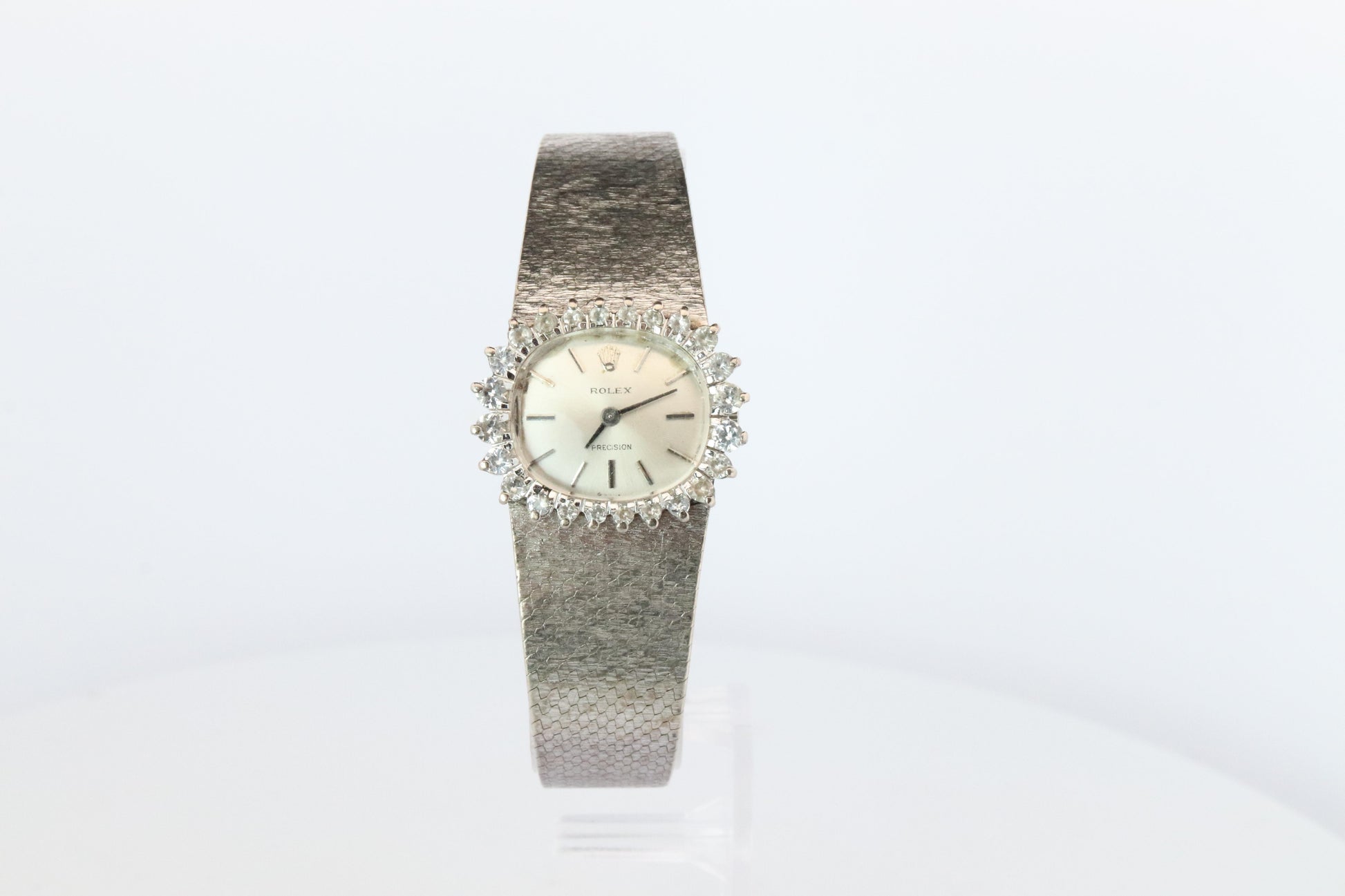 Genuine Diamond Rolex Watch. Ladies Rolex 2652 Vintage Genuine Manual Watch.