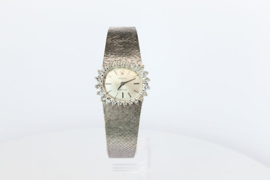 Genuine Diamond Rolex Watch. Ladies Rolex 2652 Vintage Genuine Manual Watch.