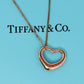 Tiffany and Co Heart Pendant. 18k Tiffany Elsa Peretti Heart Necklace