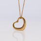 Tiffany and Co Heart Pendant. 18k Tiffany Elsa Peretti Heart Necklace