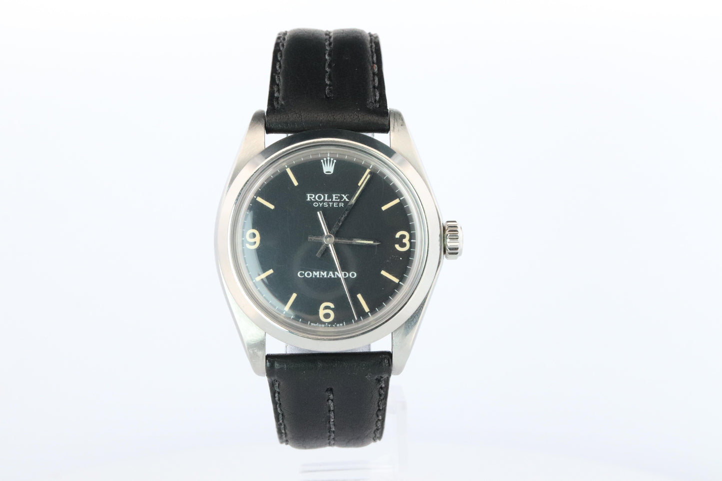 ROLEX Watch. Rolex ref. 6426. Stainless Steel Tastefully Customized.