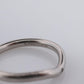 Vintage Tiffany and Co. Diamond Platinum Ring. Tiffany Curve PT950 band.