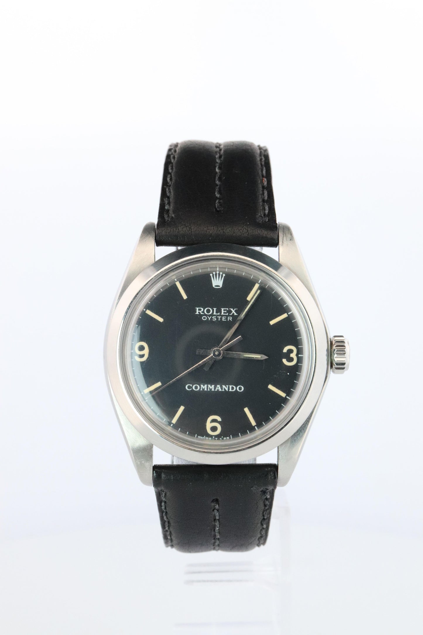 ROLEX Watch. Rolex ref. 6426. Stainless Steel Tastefully Customized.