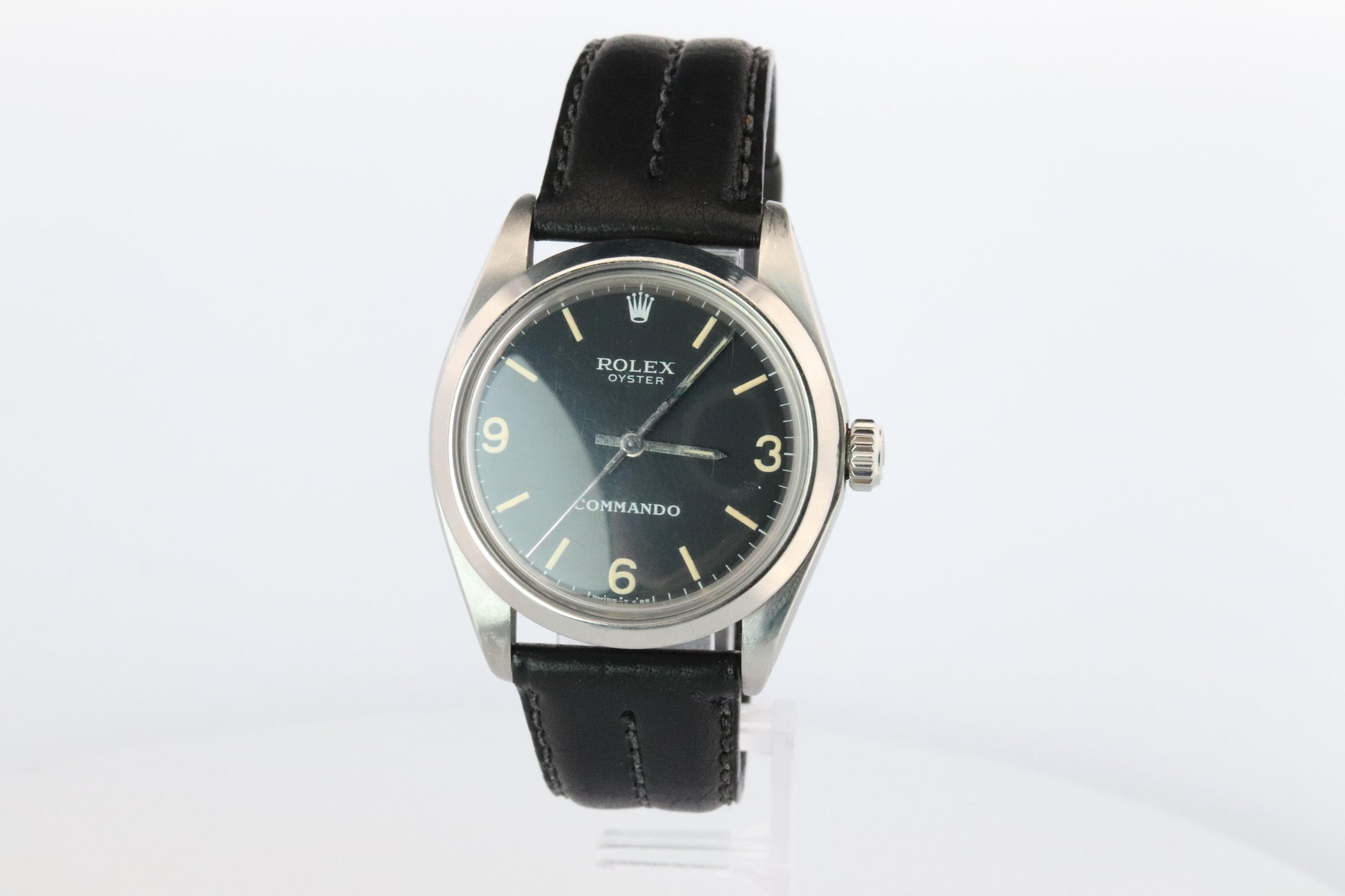ROLEX Watch. Rolex ref. 6426. Stainless Steel Tastefully Customized.