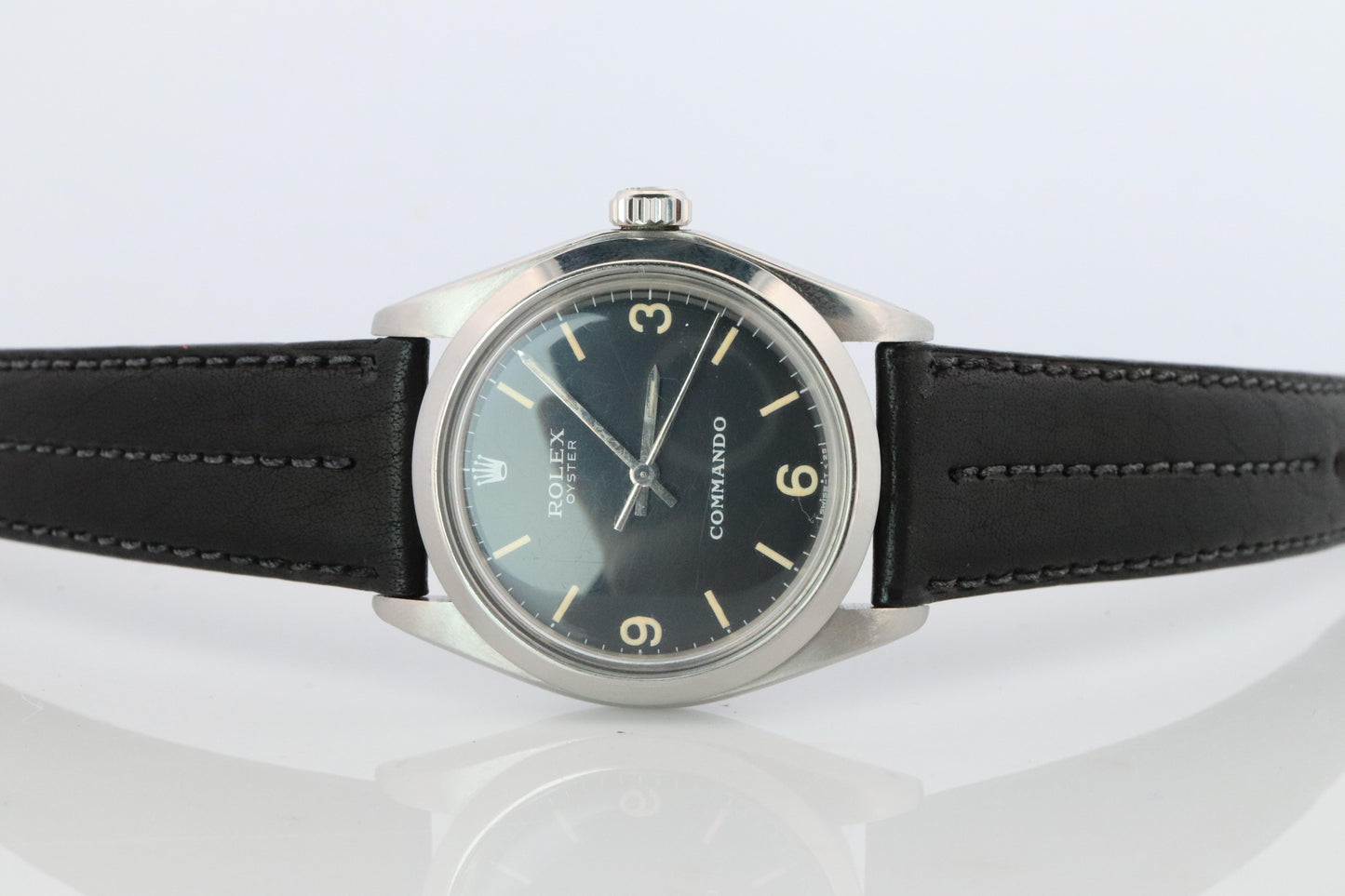 ROLEX Watch. Rolex ref. 6426. Stainless Steel Tastefully Customized.