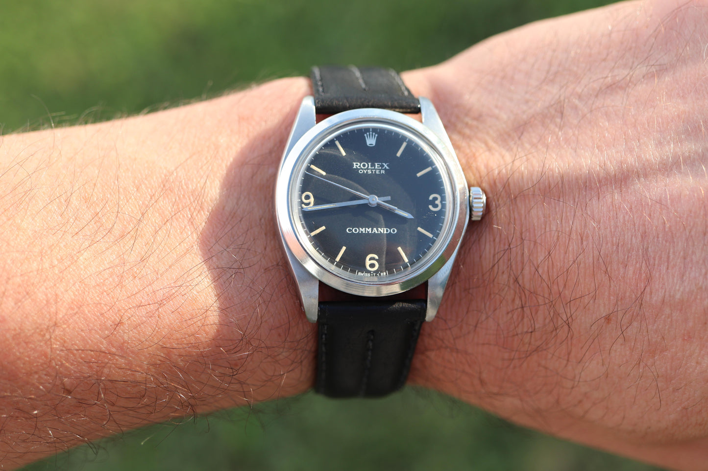 ROLEX Watch. Rolex ref. 6426. Stainless Steel Tastefully Customized.
