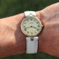 Cartier Watch. Must de Cartier Champagne Dial Vendome Round Argent 590003 30mm.