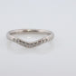 Vintage Tiffany and Co. Diamond Eternity Platinum Ring. Tiffany Curve PT950 band