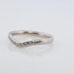 Vintage Tiffany and Co. Diamond Eternity Platinum Ring. Tiffany Curve PT950 band