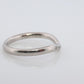 Vintage Tiffany and Co. Diamond Eternity Platinum Ring. Tiffany Curve PT950 band