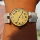 Cartier Watch. Must de Cartier Champagne Dial Vendome Round Argent 590003 30mm.
