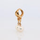 Mikimoto Earrings Jackets. Vintage 18k Gold Mikimoto Pearl drop Enhancers.