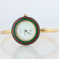 Vintage GUCCI Quartz 1100L Watch. Gucci Ladies Bangle Interchange 10 Bezel watch