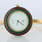 Vintage GUCCI Quartz 1100L Watch. Gucci Ladies Bangle Interchange 10 Bezel watch