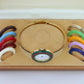 Vintage GUCCI Quartz 1100L Watch. Gucci Ladies Bangle Interchange 10 Bezel watch