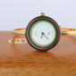 Vintage GUCCI Quartz 1100L Watch. Gucci Ladies Bangle Interchange 10 Bezel watch