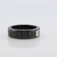 Bvlgari Ring. Black Ceramic Diamond Solitaire. Certified Genuine Bvlgari