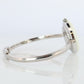 Vintage GUCCI Quartz 11/12.2 Watch Bezels Gucci Ladies Silver Bangle wristwatch