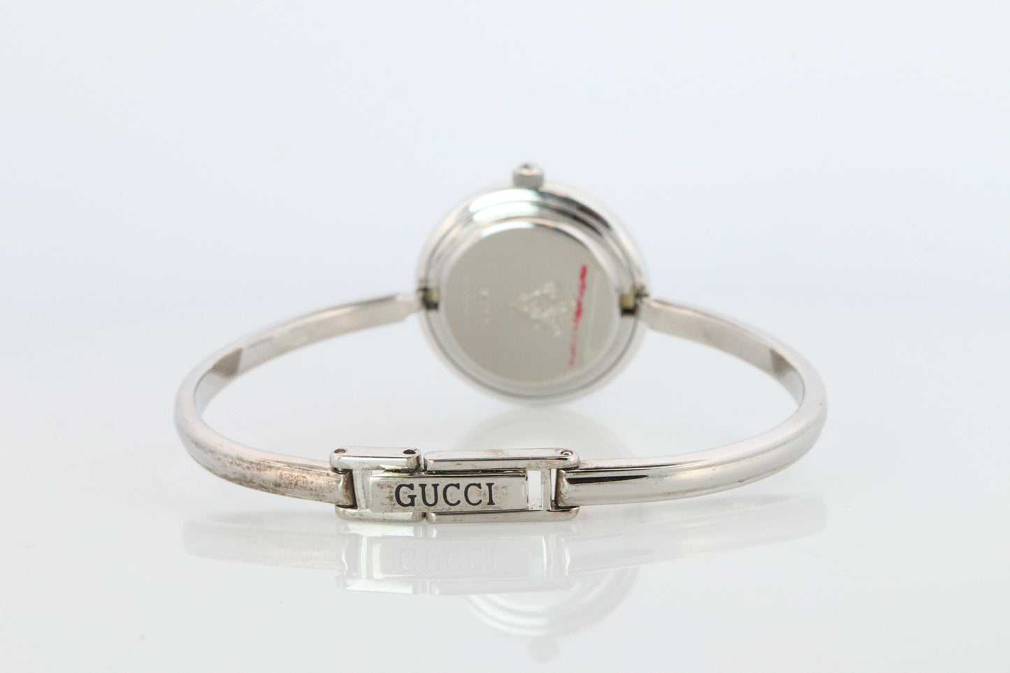 Vintage GUCCI Quartz 11/12.2 Watch Bezels Gucci Ladies Silver Bangle wristwatch