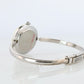 Vintage GUCCI Quartz 11/12.2 Watch Bezels Gucci Ladies Silver Bangle wristwatch