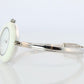 Vintage GUCCI Quartz 11/12.2 Watch Bezels Gucci Ladies Silver Bangle wristwatch
