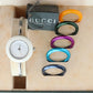 Vintage GUCCI Quartz 11/12.2 Watch Bezels Gucci Ladies Silver Bangle wristwatch