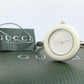 Vintage GUCCI Quartz 11/12.2 Watch Bezels Gucci Ladies Silver Bangle wristwatch