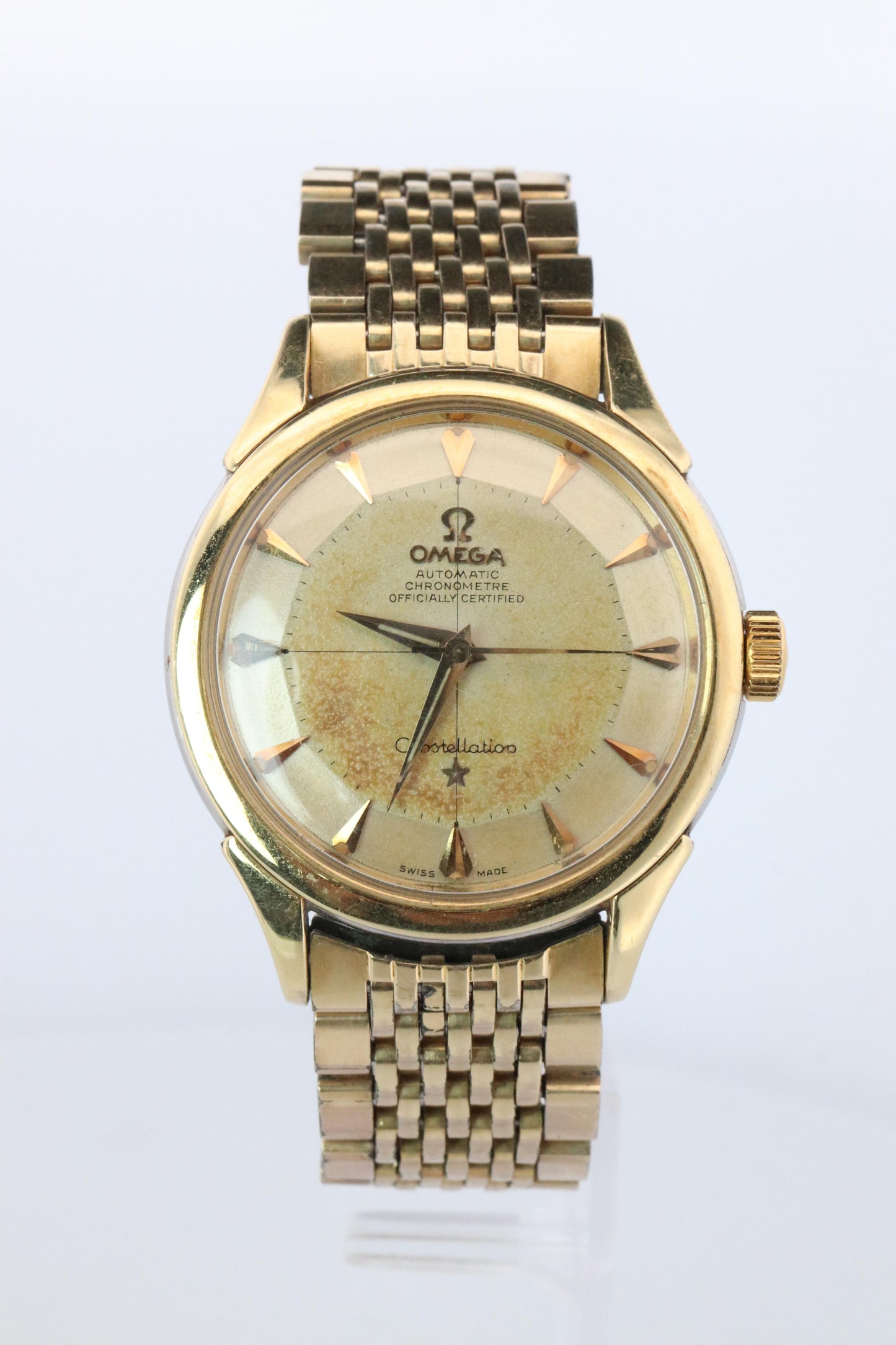 Omega Constellation Pie Pan Watch. Authentic Mens Omega Automatic 5852