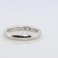 Vintage Tiffany and Co. Three Diamond Eternity Platinum Ring. Tiffany PT950 band