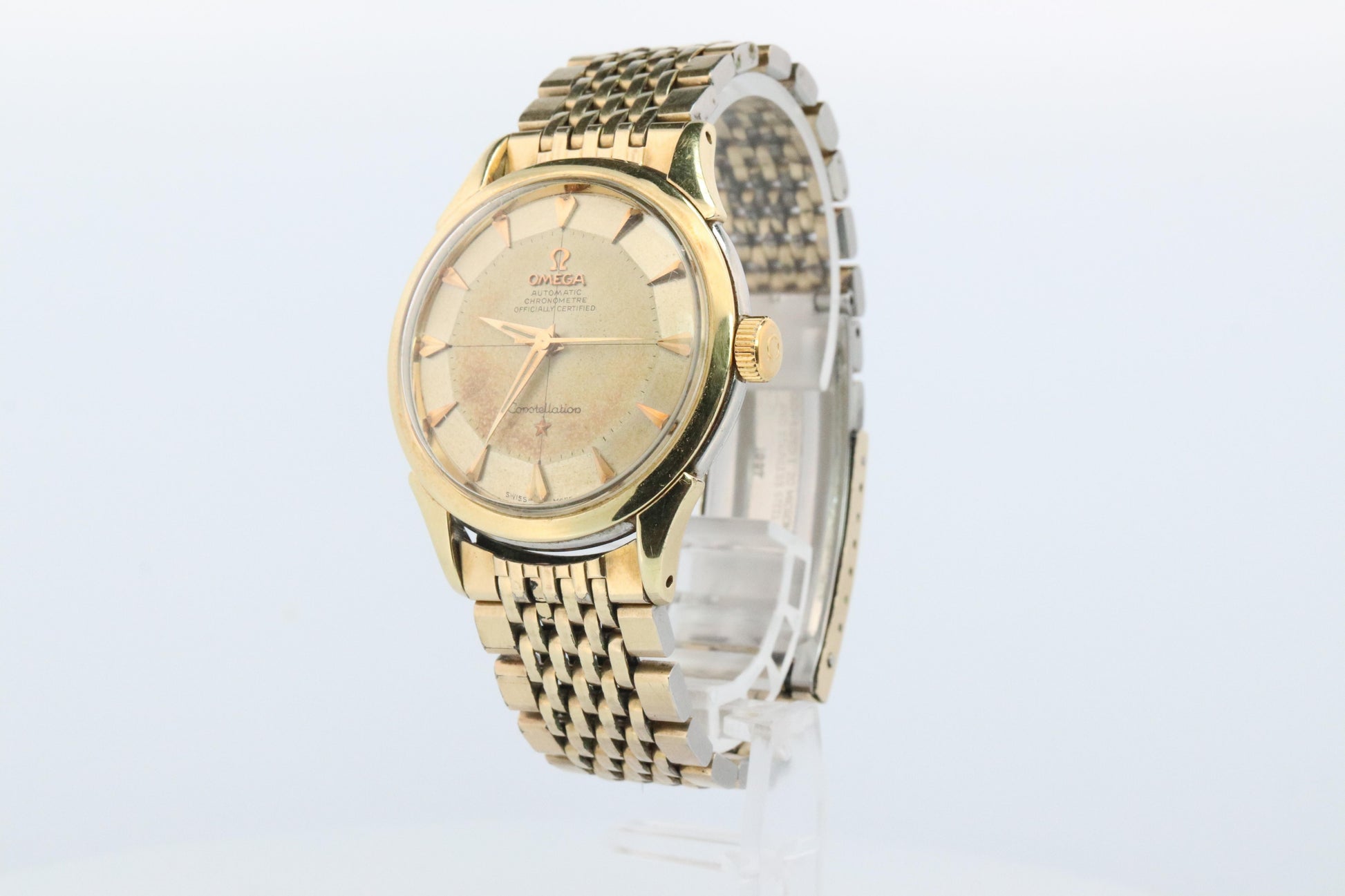 Omega Constellation Pie Pan Watch. Authentic Mens Omega Automatic 5852